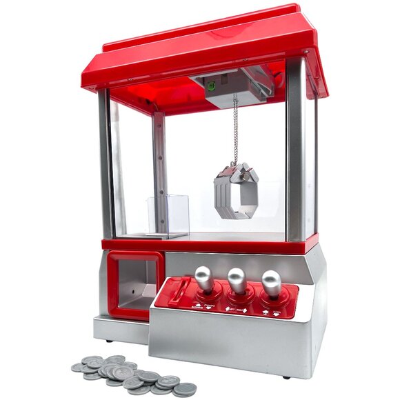 Toy Claw Machine Arcade Game Candy Grabber Crane w/ Coins Lights Sounds Gift - Picture 6 of 16